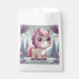 Whimsy wünscht Pink Pony Gastgeschenk Bag Geschenktütchen