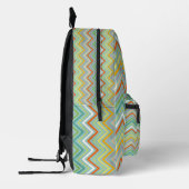 Whimsy Zigzag Bedruckter Rucksack (Links)