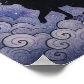 WhimsyBlackCatFairy Poster (Ecke)