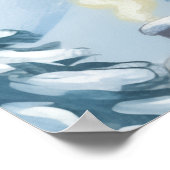 WhimsyCatSled Poster (Ecke)