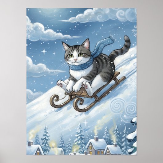 WhimsyCatSled Poster (Vorne)