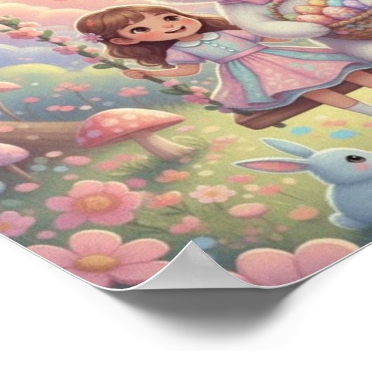 WhimsyEasterSzene Poster (Ecke)