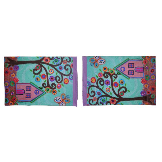 Whimsyland durch Prisarts Kissenbezug (Vorderseite-Set)