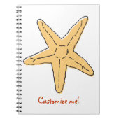 WhimsyMonger Starfish-Anmerkungs-Buch - Notizblock (Vorderseite)