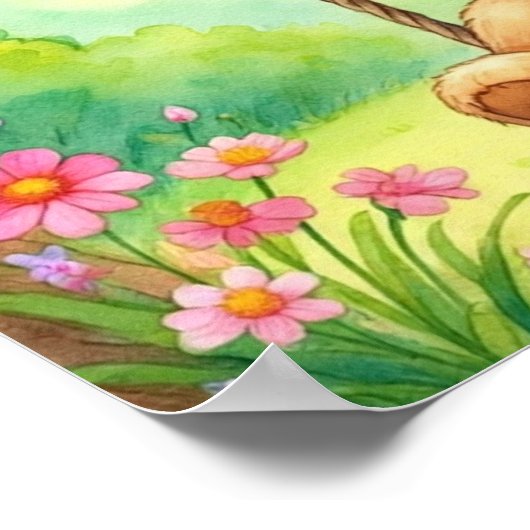 WhimsyTeddyBear Poster (Ecke)