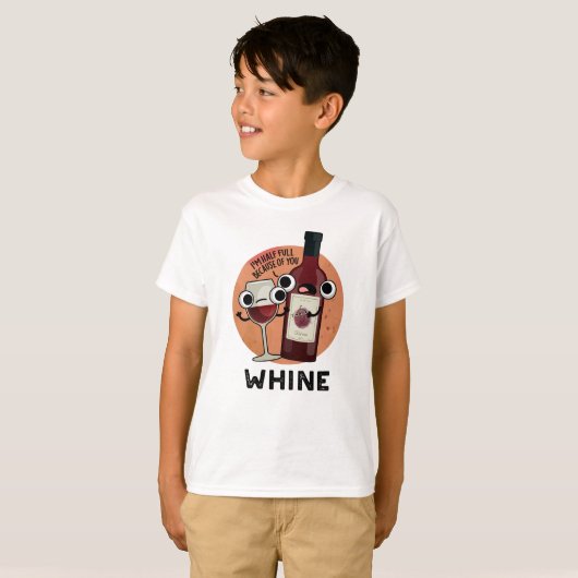 Whine Funny Wine Pub T-Shirt (Vorne ganz)