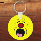 Whining Face Grumpey Schlüsselanhänger (Vorderseite)
