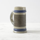 Whinstone Gray/Blue 22 oz Stein Bierglas (Vorderseite Links)