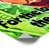 Whiny Greedy Loser Trump Poster (Ecke)