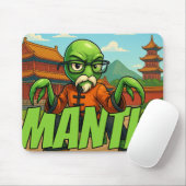 Whip Hand of the Mantis Kung Fu Mouse Pad Mousepad (Mit Mouse)