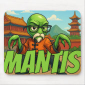Whip Hand of the Mantis Kung Fu Mouse Pad Mousepad (Vorne)
