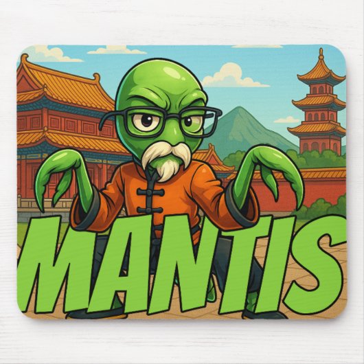 Whip Hand of the Mantis Kung Fu Mouse Pad Mousepad (Vorne)