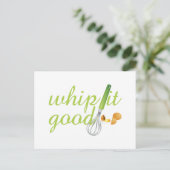 Whip It Good Postkarte (Stehend Vorderseite)