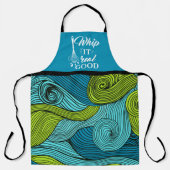 Whip it Real Good Funny Feinschmecker Message Abst Schürze (Vorderseite)