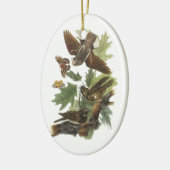 Whip-poor-will von Audubon Keramikornament (Links)