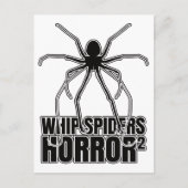 Whip Spiders Whip Scorpion Amblypygi - Entomologie Postkarte (Vorderseite)