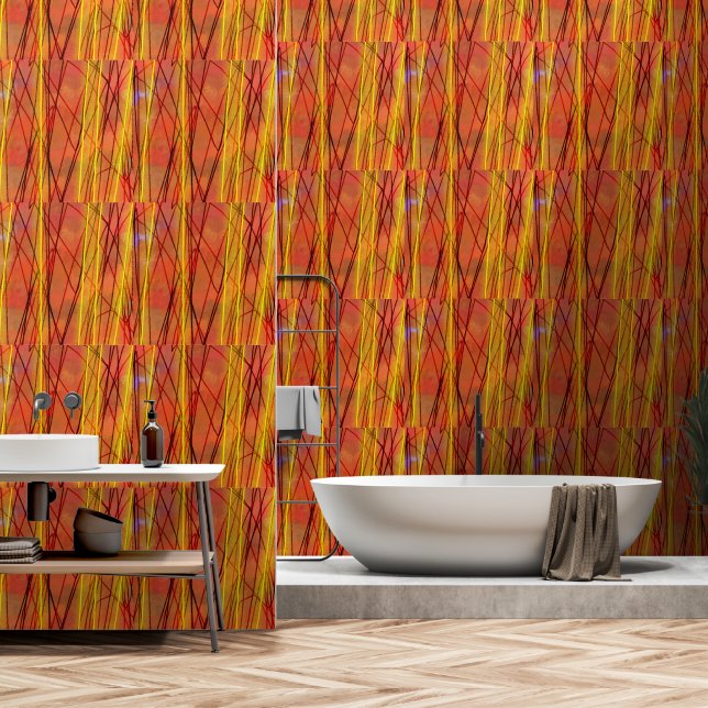 Whip Wire texturierte Vinyl-Tapete Tapete (Badezimmer)