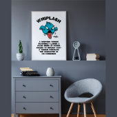 Whiplash Poster von Poet Adiela Akoo