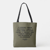 WHIPLASH Tote Bag von Poet Adiela Akoo Tasche (Rückseite)