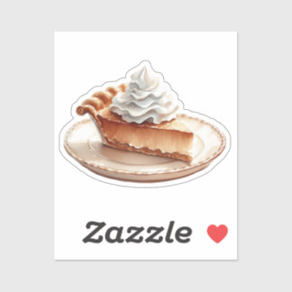 Whipped Cream Pie Sticker | Cozy Dessert Aesthetic