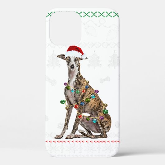 Whipper Dog | Christmas Lover Dog Geschenk Case-Mate iPhone Hülle (Rückseite)