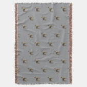 Whippet blanket - Whippet against grey background Decke (Vorderseite Vertikal)