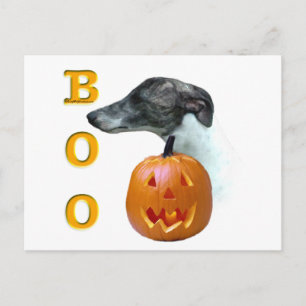 Whippet Boo Postkarte