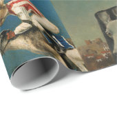 Whippet Character Wrapping Paper Geschenkpapier (Rolleneckpunkt)
