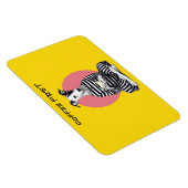 Whippet Coffee Time – Eigenartiger Vintage Hund Magnet (Rechte Seite)