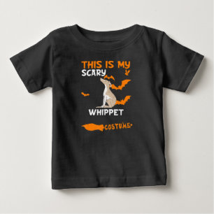 Whippet Costume Halloween Lazy Beängstigend Hund T Baby T-shirt