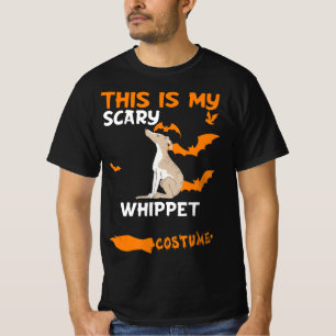 Whippet Costume Halloween Lazy Beängstigend Hund T T-Shirt