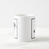 Whippet Dog Art von Glenda S. Harlan Kaffeetasse (Mittel)