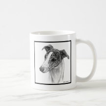 Whippet Dog Art von Glenda S. Harlan