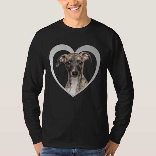 Whippet  Dog Heart   Whippet   Whippet T-Shirt (Vorderseite)