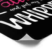 Whippet Dog Lover Tattoo Funny Dog Mama Geschenk I Poster (Ecke)