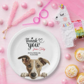 Whippet Dog Pappteller (Party)