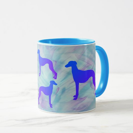 Whippet Dog Tasse (VorderseiteRechts)