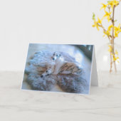 Whippet Dogs Karte (Gelbe Blume)