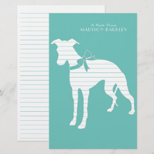 Whippet Doppy Briefpapier