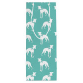 Whippet Doppy Geschenktüte Für Weinflaschen (Rückseite)