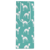 Whippet Doppy Geschenktüte Für Weinflaschen (Vorderseite)
