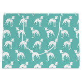 Whippet Doppy Große Geschenktüte (Vorderseite)