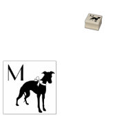 Whippet Doppy Gummistempel (Stempel)
