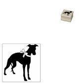 Whippet Doppy Gummistempel (Stempel)