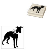 Whippet Doppy Gummistempel (Stempel)