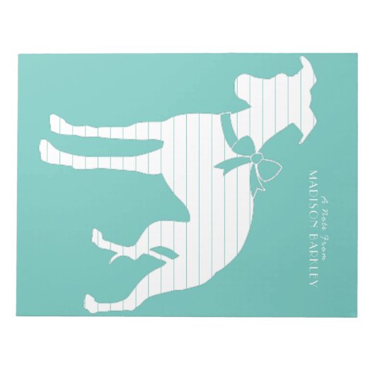 Whippet Doppy Notizblock (Vorderseite)