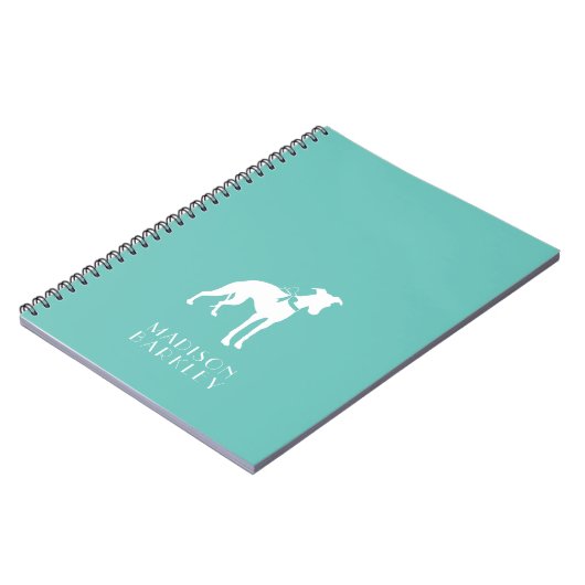 Whippet Doppy Notizblock (Linke Seite)