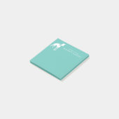 Whippet Doppy Post-it Klebezettel (angewinkelt)