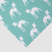 Whippet Doppy Seidenpapier (Detail)