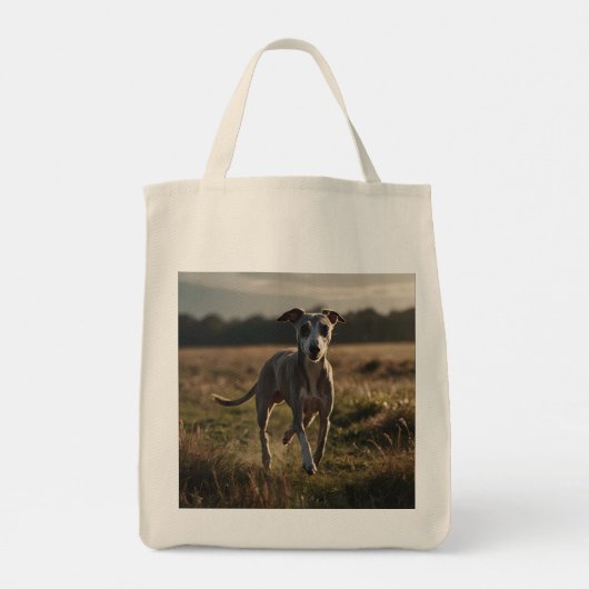 Whippet Elegante Grotto America Tasche (Rückseite)